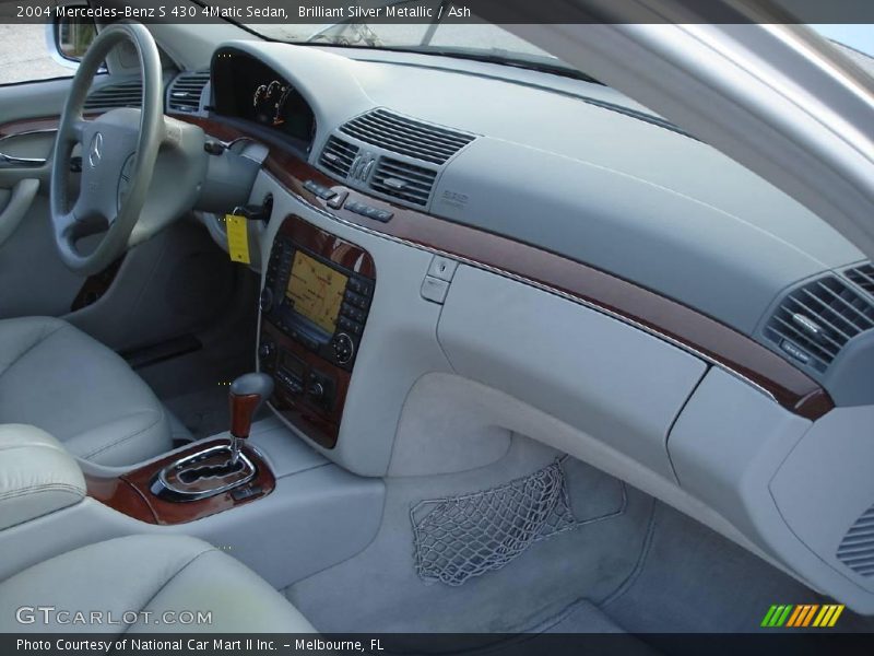 Brilliant Silver Metallic / Ash 2004 Mercedes-Benz S 430 4Matic Sedan