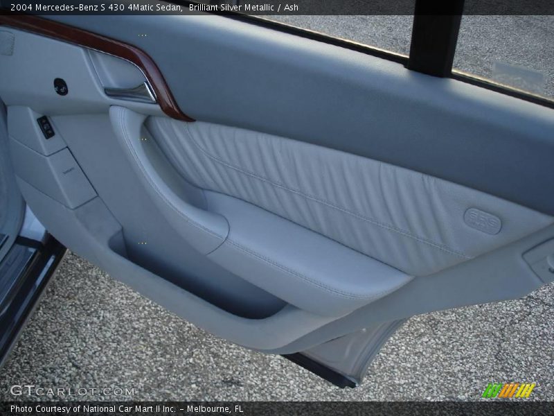 Brilliant Silver Metallic / Ash 2004 Mercedes-Benz S 430 4Matic Sedan