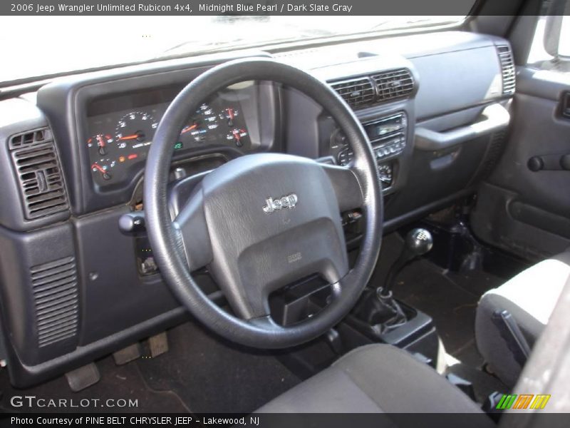 Midnight Blue Pearl / Dark Slate Gray 2006 Jeep Wrangler Unlimited Rubicon 4x4
