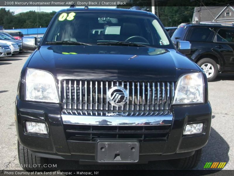 Ebony Black / Charcoal Black 2008 Mercury Mountaineer Premier AWD