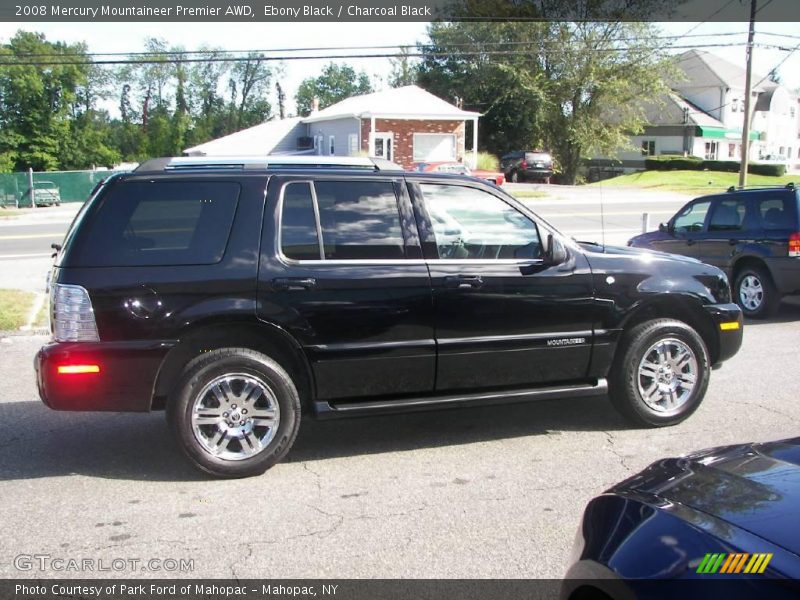 Ebony Black / Charcoal Black 2008 Mercury Mountaineer Premier AWD