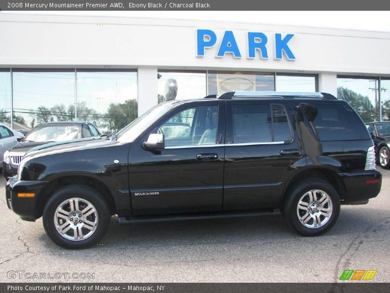 Ebony Black / Charcoal Black 2008 Mercury Mountaineer Premier AWD