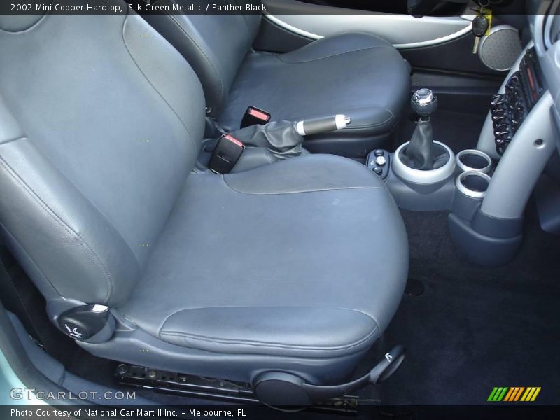 Silk Green Metallic / Panther Black 2002 Mini Cooper Hardtop