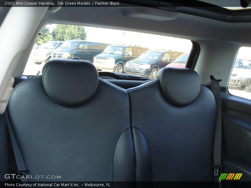 Silk Green Metallic / Panther Black 2002 Mini Cooper Hardtop