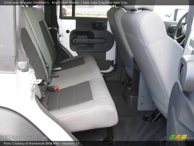 Bright Silver Metallic / Dark Slate Gray/Med Slate Gray 2008 Jeep Wrangler Unlimited X