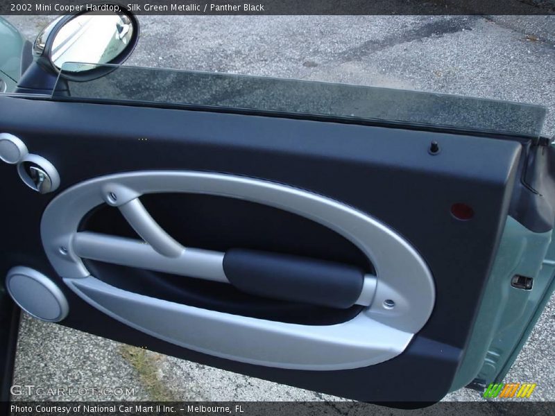 Silk Green Metallic / Panther Black 2002 Mini Cooper Hardtop