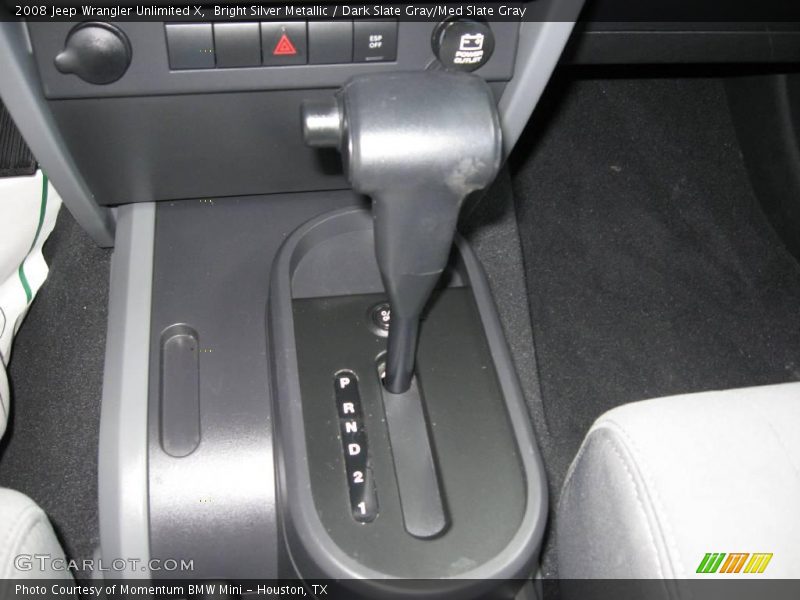 Bright Silver Metallic / Dark Slate Gray/Med Slate Gray 2008 Jeep Wrangler Unlimited X