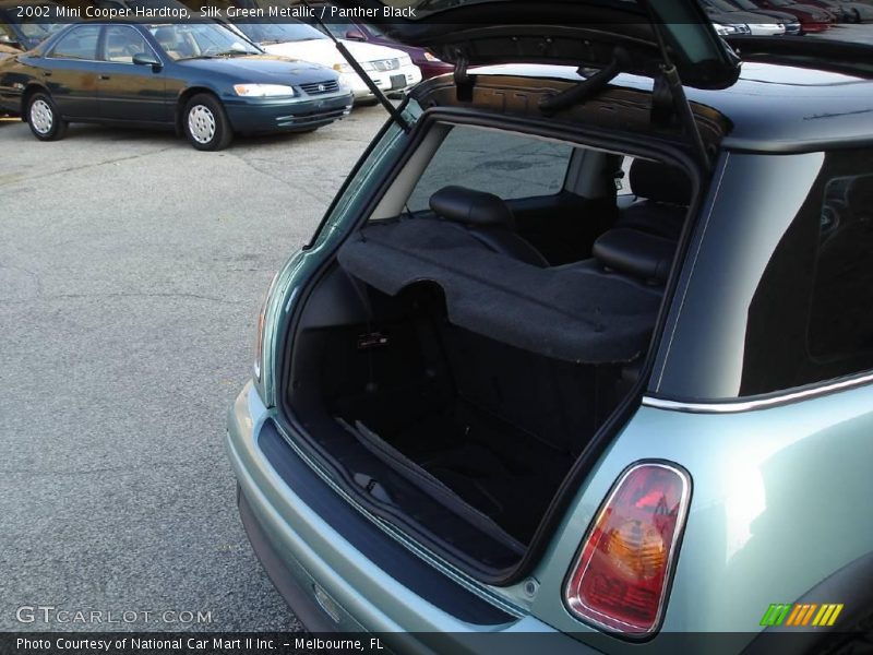 Silk Green Metallic / Panther Black 2002 Mini Cooper Hardtop