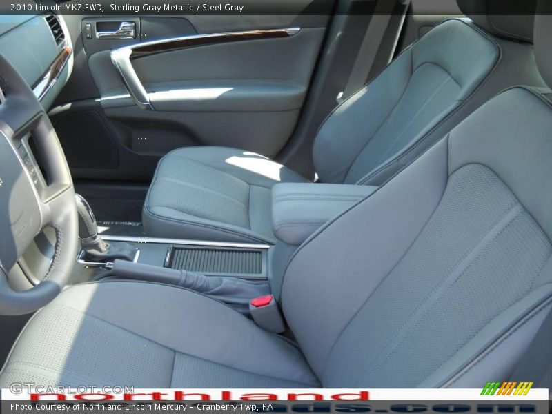 Sterling Gray Metallic / Steel Gray 2010 Lincoln MKZ FWD