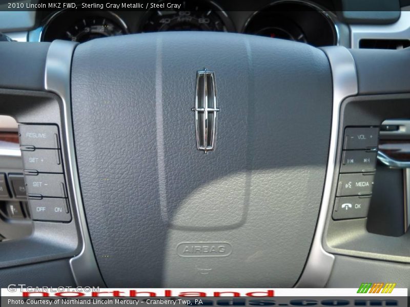 Sterling Gray Metallic / Steel Gray 2010 Lincoln MKZ FWD