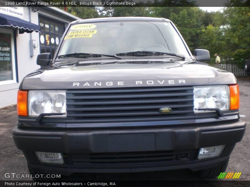 Beluga Black / Lightstone Beige 1998 Land Rover Range Rover 4.6 HSE