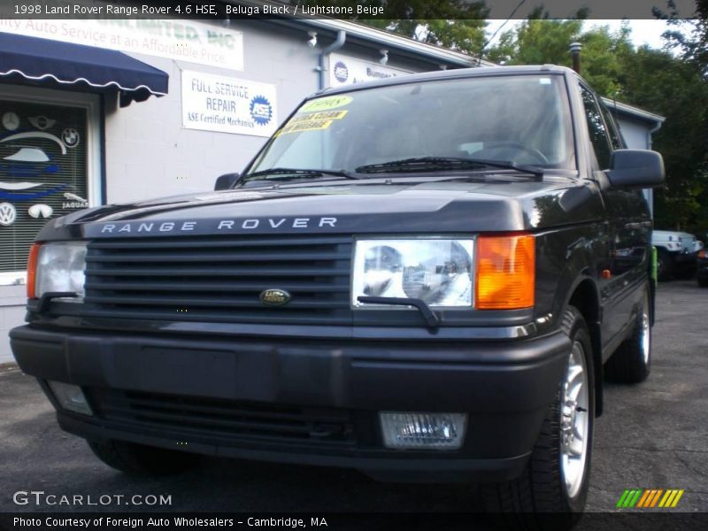 Beluga Black / Lightstone Beige 1998 Land Rover Range Rover 4.6 HSE