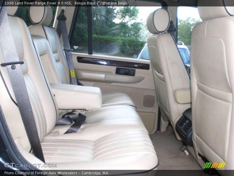 Beluga Black / Lightstone Beige 1998 Land Rover Range Rover 4.6 HSE