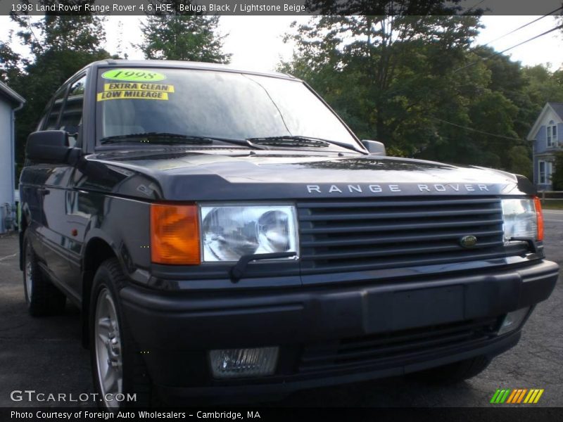 Beluga Black / Lightstone Beige 1998 Land Rover Range Rover 4.6 HSE