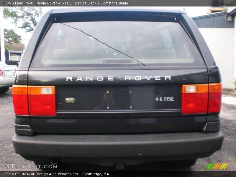 Beluga Black / Lightstone Beige 1998 Land Rover Range Rover 4.6 HSE
