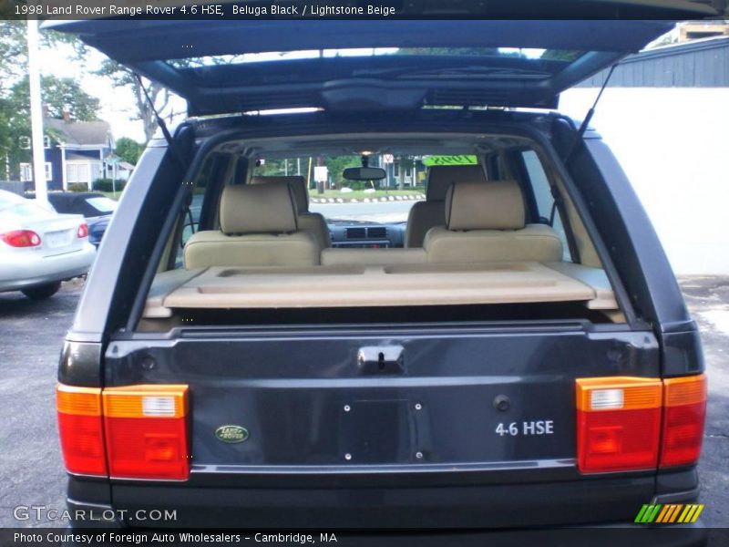 Beluga Black / Lightstone Beige 1998 Land Rover Range Rover 4.6 HSE