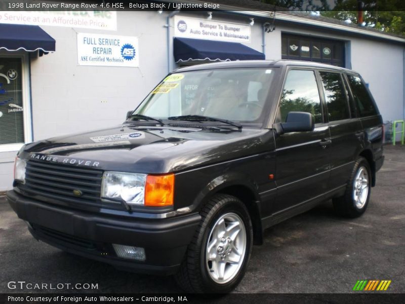 Beluga Black / Lightstone Beige 1998 Land Rover Range Rover 4.6 HSE