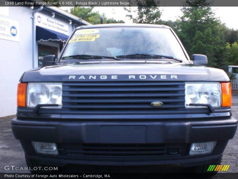 Beluga Black / Lightstone Beige 1998 Land Rover Range Rover 4.6 HSE