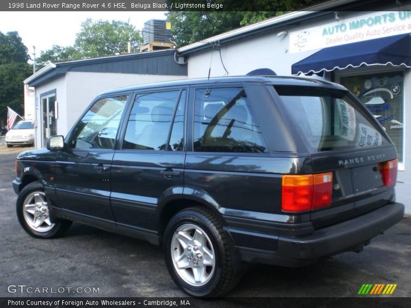 Beluga Black / Lightstone Beige 1998 Land Rover Range Rover 4.6 HSE