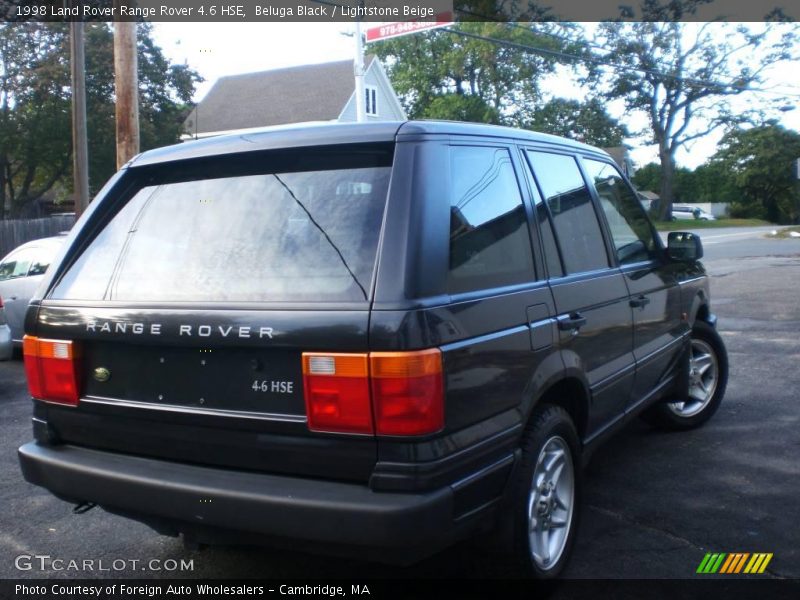 Beluga Black / Lightstone Beige 1998 Land Rover Range Rover 4.6 HSE