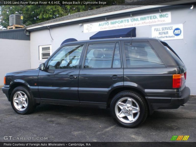 Beluga Black / Lightstone Beige 1998 Land Rover Range Rover 4.6 HSE