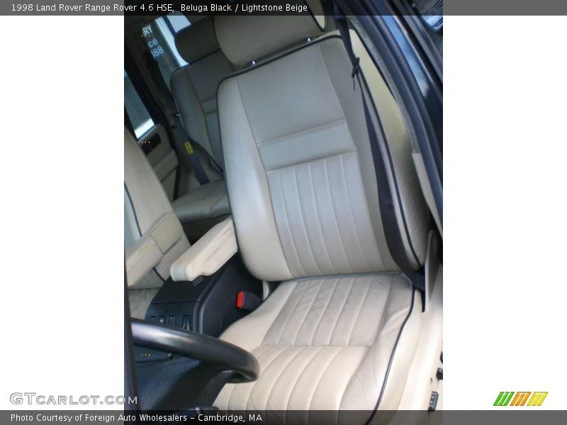 Beluga Black / Lightstone Beige 1998 Land Rover Range Rover 4.6 HSE