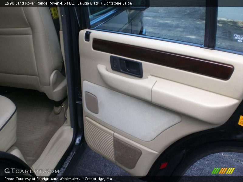 Beluga Black / Lightstone Beige 1998 Land Rover Range Rover 4.6 HSE