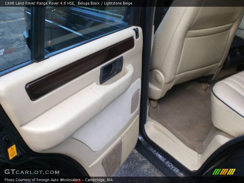 Beluga Black / Lightstone Beige 1998 Land Rover Range Rover 4.6 HSE