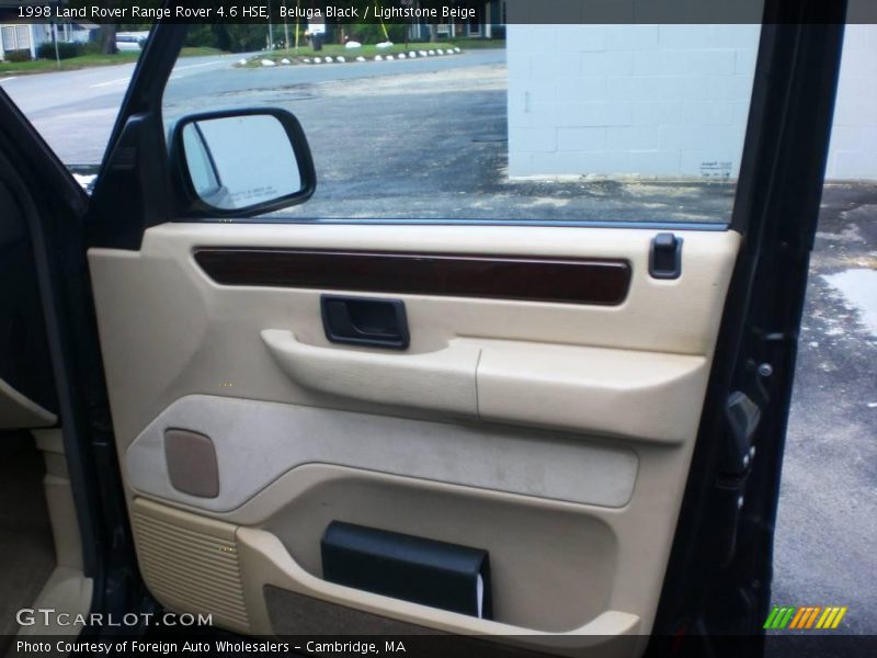 Beluga Black / Lightstone Beige 1998 Land Rover Range Rover 4.6 HSE