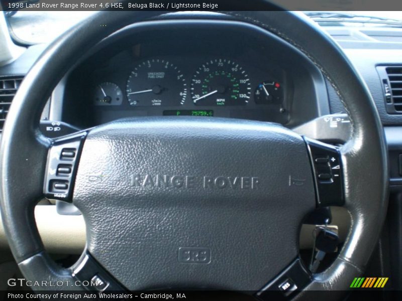 Beluga Black / Lightstone Beige 1998 Land Rover Range Rover 4.6 HSE