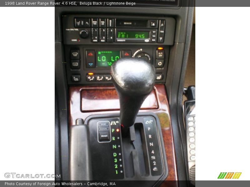 Beluga Black / Lightstone Beige 1998 Land Rover Range Rover 4.6 HSE