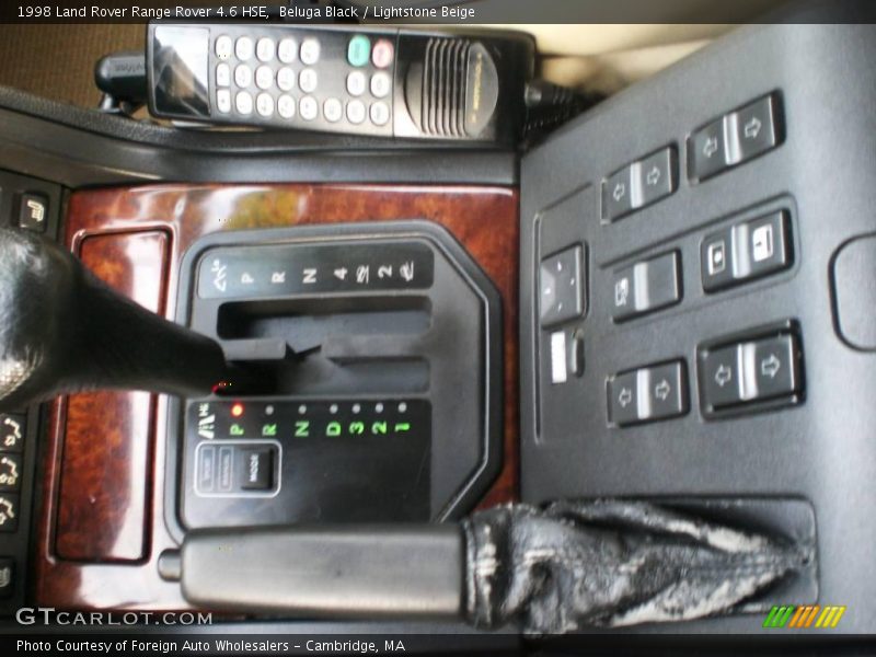 Beluga Black / Lightstone Beige 1998 Land Rover Range Rover 4.6 HSE