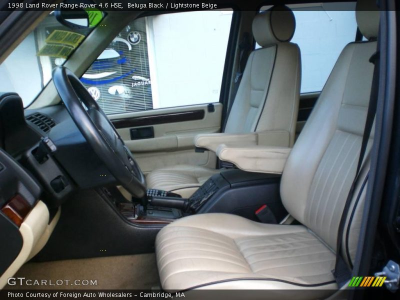 Beluga Black / Lightstone Beige 1998 Land Rover Range Rover 4.6 HSE