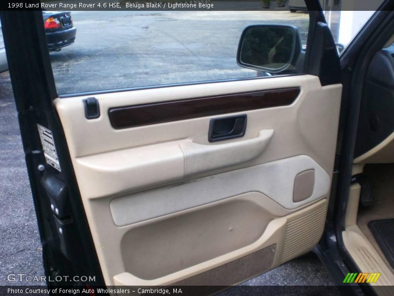 Beluga Black / Lightstone Beige 1998 Land Rover Range Rover 4.6 HSE