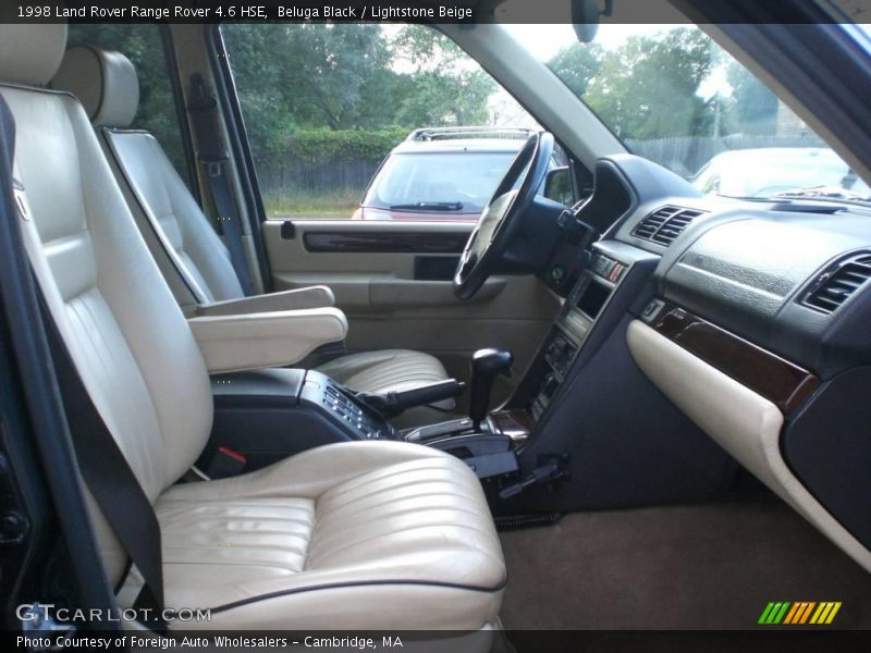 Beluga Black / Lightstone Beige 1998 Land Rover Range Rover 4.6 HSE