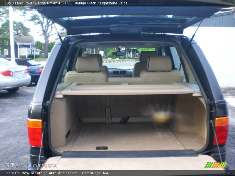 Beluga Black / Lightstone Beige 1998 Land Rover Range Rover 4.6 HSE