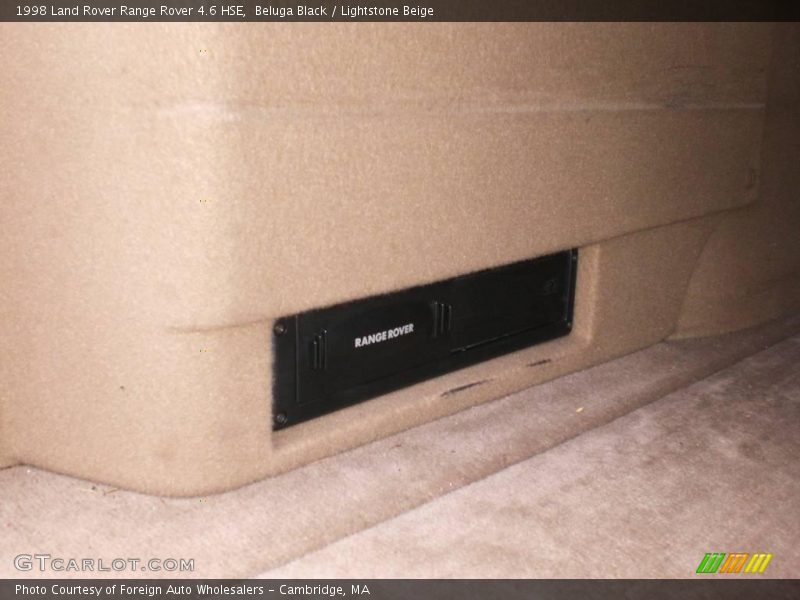 Beluga Black / Lightstone Beige 1998 Land Rover Range Rover 4.6 HSE