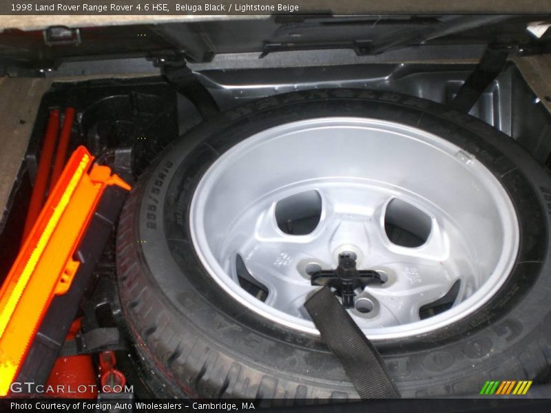 Beluga Black / Lightstone Beige 1998 Land Rover Range Rover 4.6 HSE