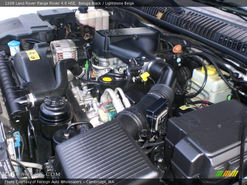 Beluga Black / Lightstone Beige 1998 Land Rover Range Rover 4.6 HSE