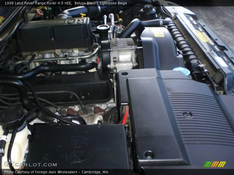 Beluga Black / Lightstone Beige 1998 Land Rover Range Rover 4.6 HSE