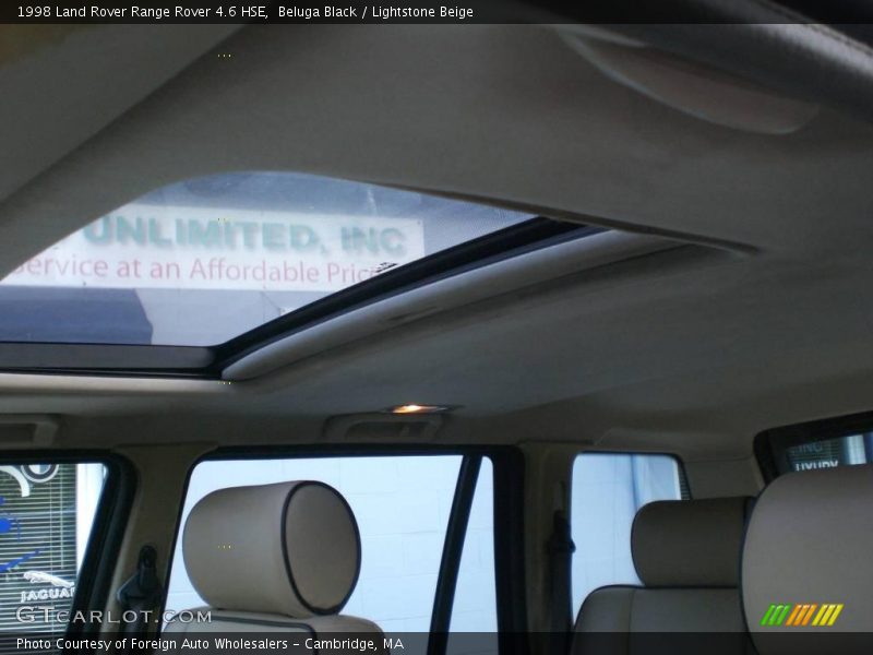 Beluga Black / Lightstone Beige 1998 Land Rover Range Rover 4.6 HSE