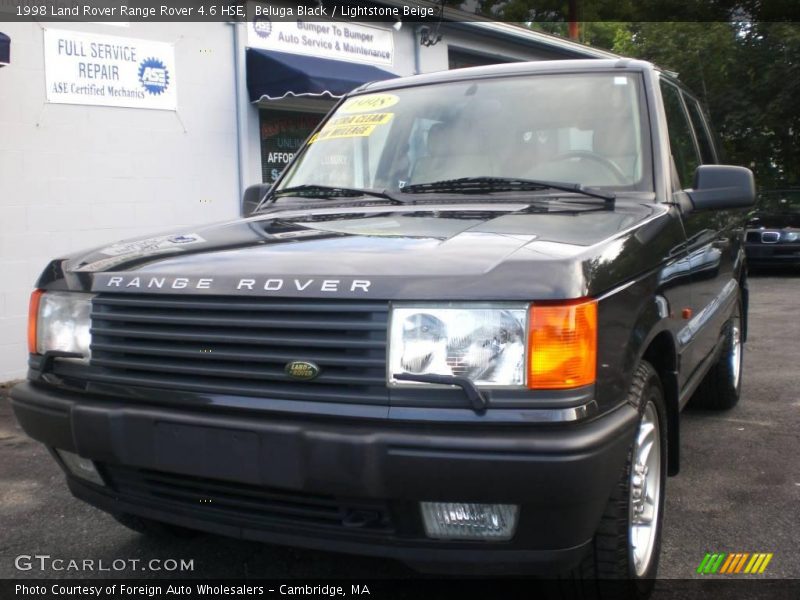 Beluga Black / Lightstone Beige 1998 Land Rover Range Rover 4.6 HSE