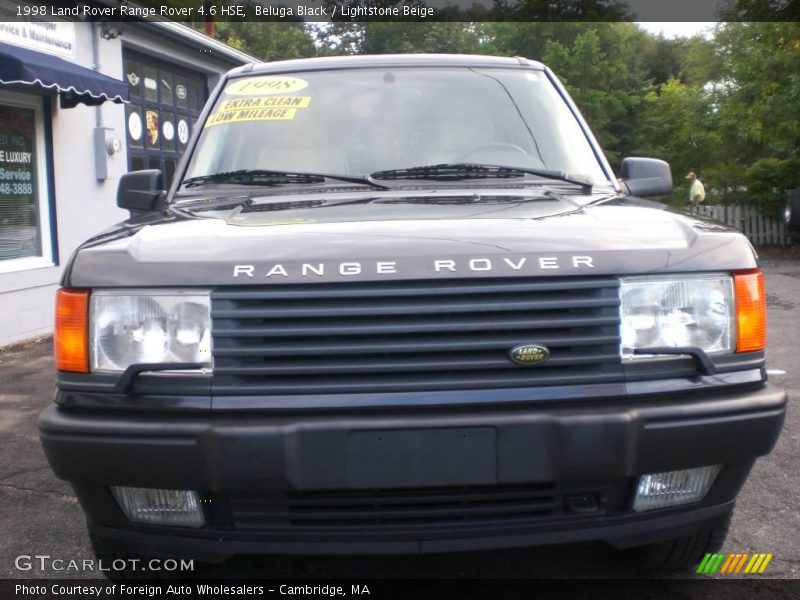 Beluga Black / Lightstone Beige 1998 Land Rover Range Rover 4.6 HSE