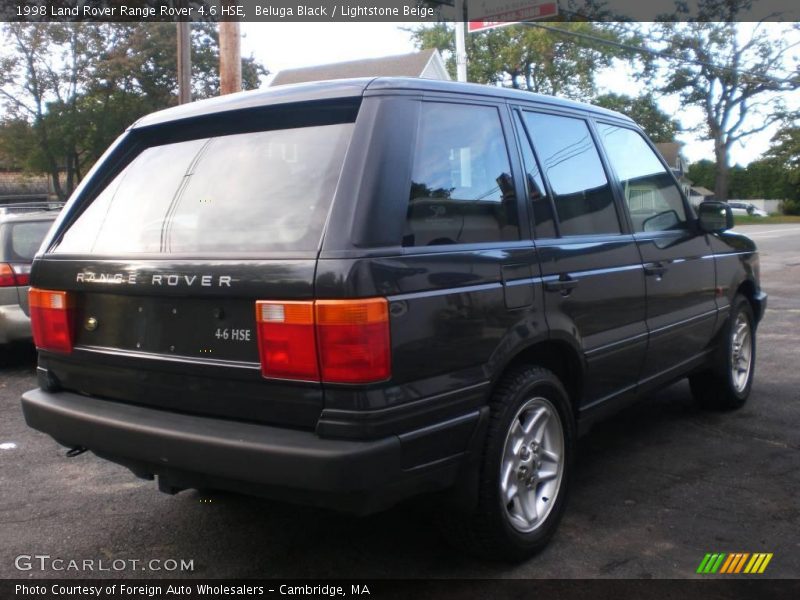 Beluga Black / Lightstone Beige 1998 Land Rover Range Rover 4.6 HSE