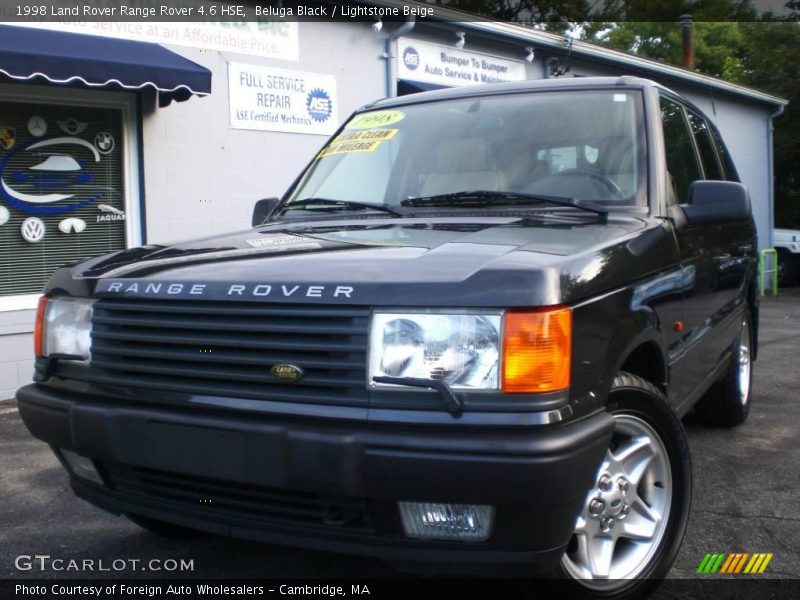 Beluga Black / Lightstone Beige 1998 Land Rover Range Rover 4.6 HSE