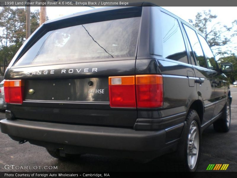 Beluga Black / Lightstone Beige 1998 Land Rover Range Rover 4.6 HSE