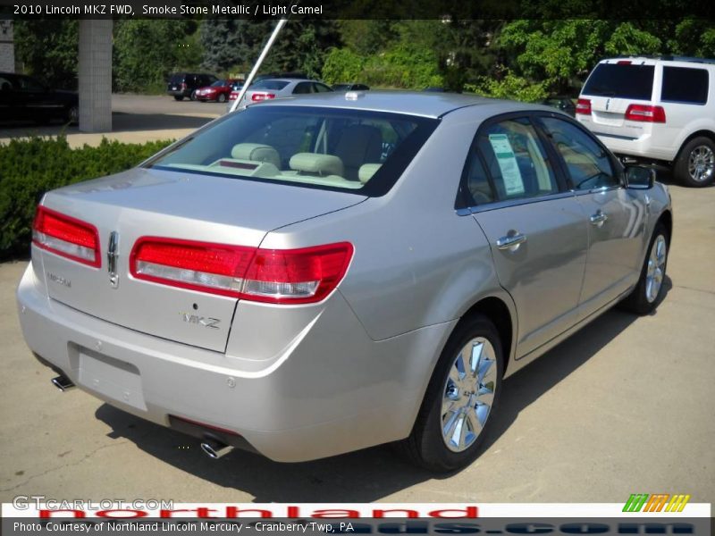 Smoke Stone Metallic / Light Camel 2010 Lincoln MKZ FWD