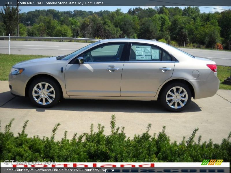 Smoke Stone Metallic / Light Camel 2010 Lincoln MKZ FWD