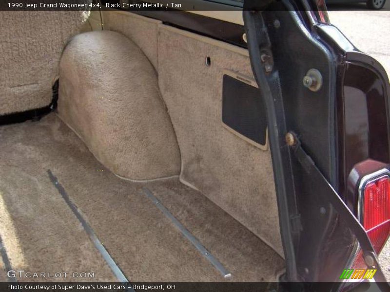 Black Cherry Metallic / Tan 1990 Jeep Grand Wagoneer 4x4