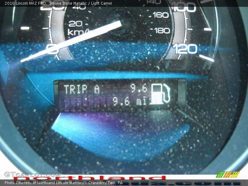Smoke Stone Metallic / Light Camel 2010 Lincoln MKZ FWD